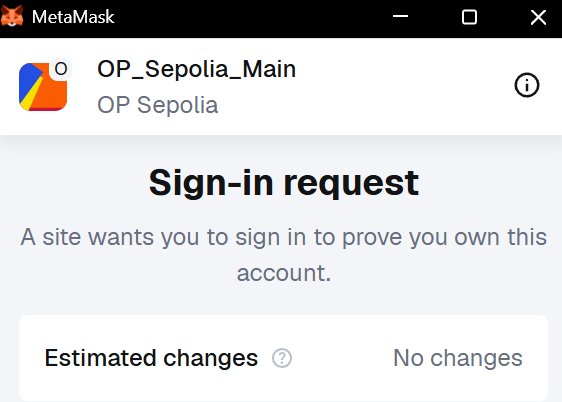 Sign-in Request